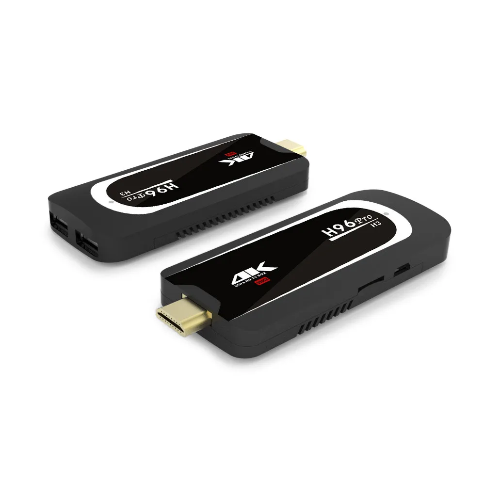 H96 Pro H3 Mini PC Amlogic S905X Quad Core Android 7.1 TV Dongle 2GB RAM 16GB ROM 2.4G/5.G WiFi BT 4.0 1080P 4K HD TV Stick