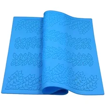 NPC de Silicona Tapete de Encaje Molde Gumpaste Multi Patrón de Hojas de los Árboles Rendas de Açúcar Molde de Encaje de Azúcar Fondant Herramientas Para Hornear tortas