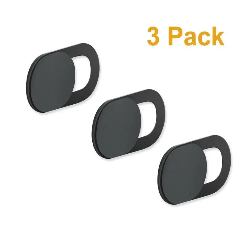 

3PCS Ultra Thin Plastic Security Webcam Cover 0.7mm Shutter Slider Camera Sticker for Mac Lenovo IPad Pro Laptops Web Com Cover