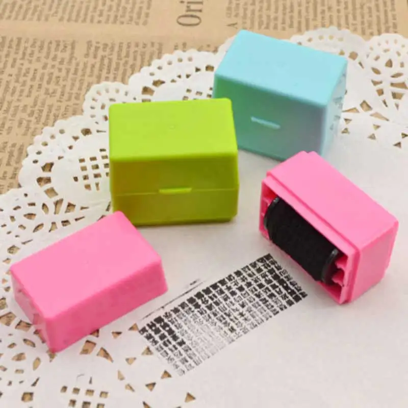 

Security Hide ID Garbled Self-Inking Rubber Stamp Protect Document Theft Stick