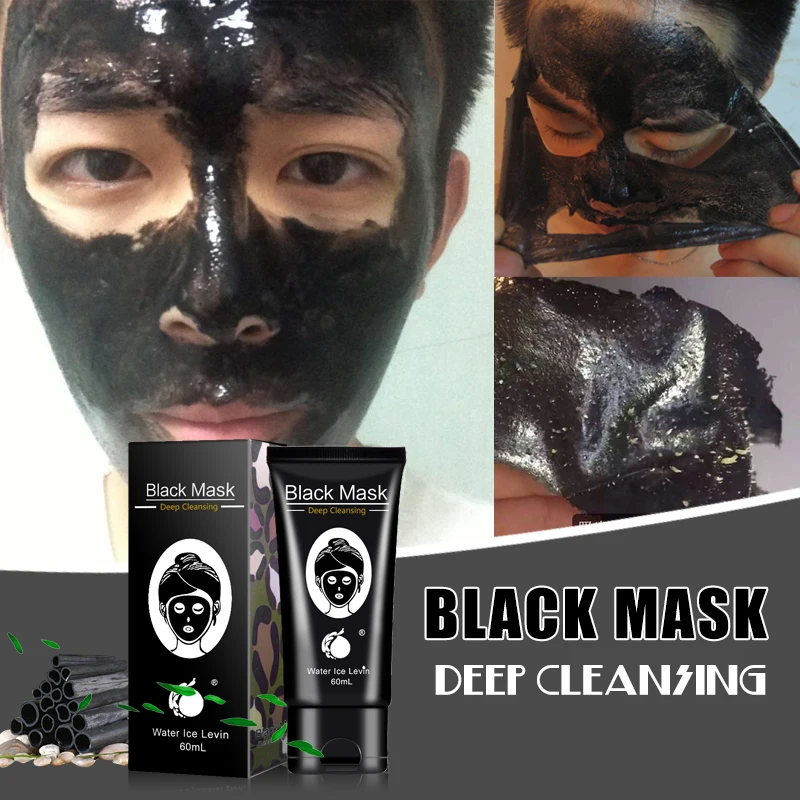 

Blackhead Acne Remover Mask Cleaner Black Activated Charcoal Face Nose Mask Mud Deep Cleaning Peel Off Strips Skin Care TSLM2