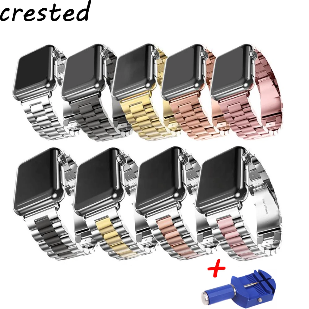

CRESTED stainless steel strap for apple watch band 42mm 38mm iwatch series 3/2/1 for old customers