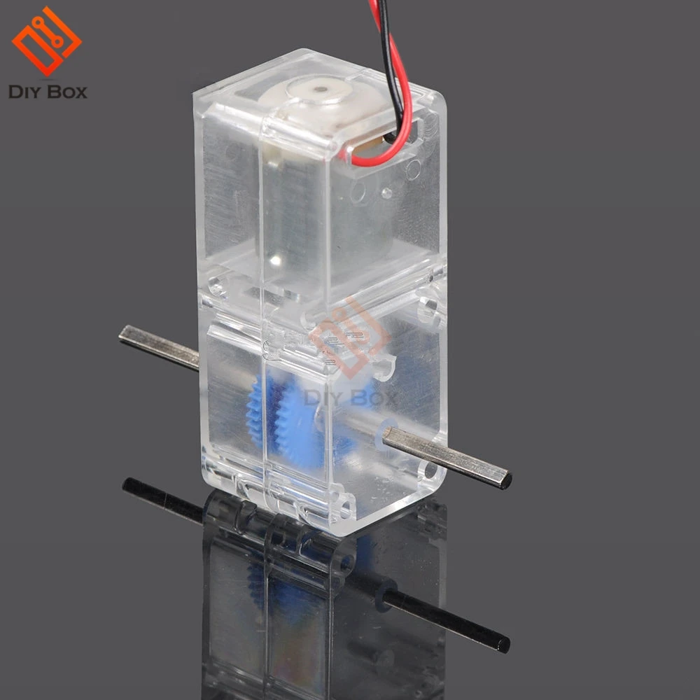 

130 DC 1.5-6V 1:94 Geared motor With Box shell Case for DIY smart Robot Car