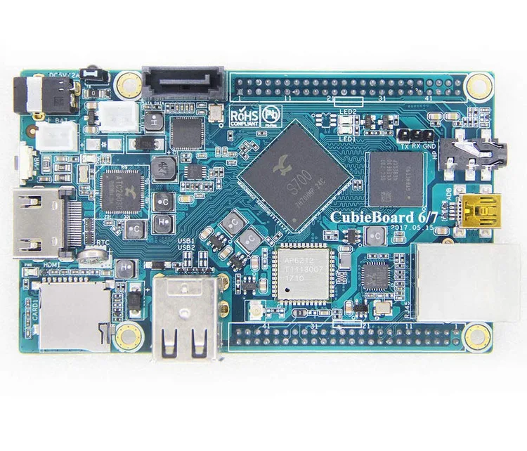 Макетная плата Cubieboard 7 Debian|Детали и аксессуары для приборов| |