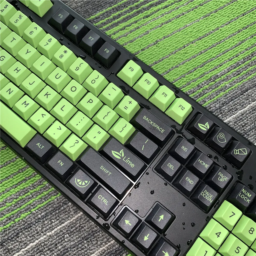 Lime keycap 5-surfaces Dye Sub cherry высота специальное назначение для механической клавиатуры