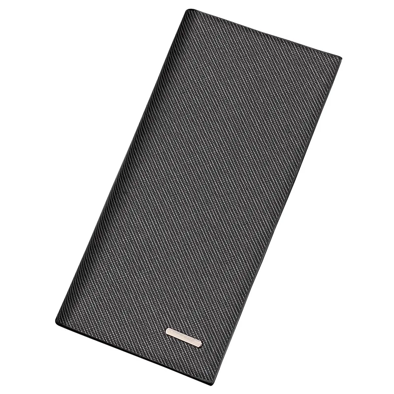 

CUIKCA Long Men's Wallet Business Leisure Bank Card Holder Card High-grade Fine-grain Wallet Clutch Purses Dropshipping 2019