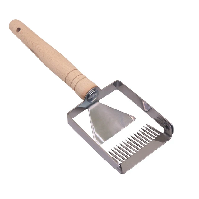 1 Pcs Standard scraper Stainless steel Bee pollen shovel Apiary Suit beekeeper Beekeeping tools Honey Bee Hives equipment 2