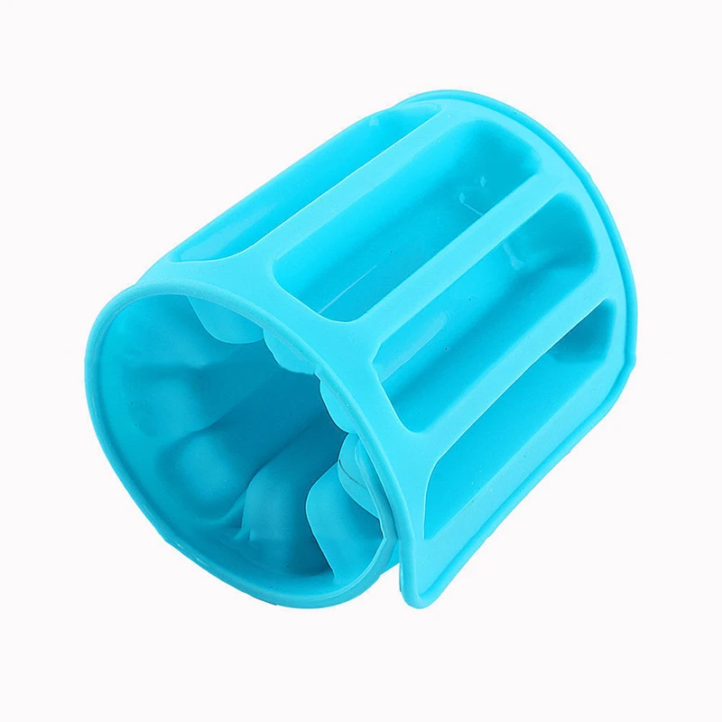 Reusable Cylinder 10 Silicone Ice Cube Tray Mold Freeze Ice Mould For Water Bottle Pudding Jelly Chocolate Cookies Mold Maker