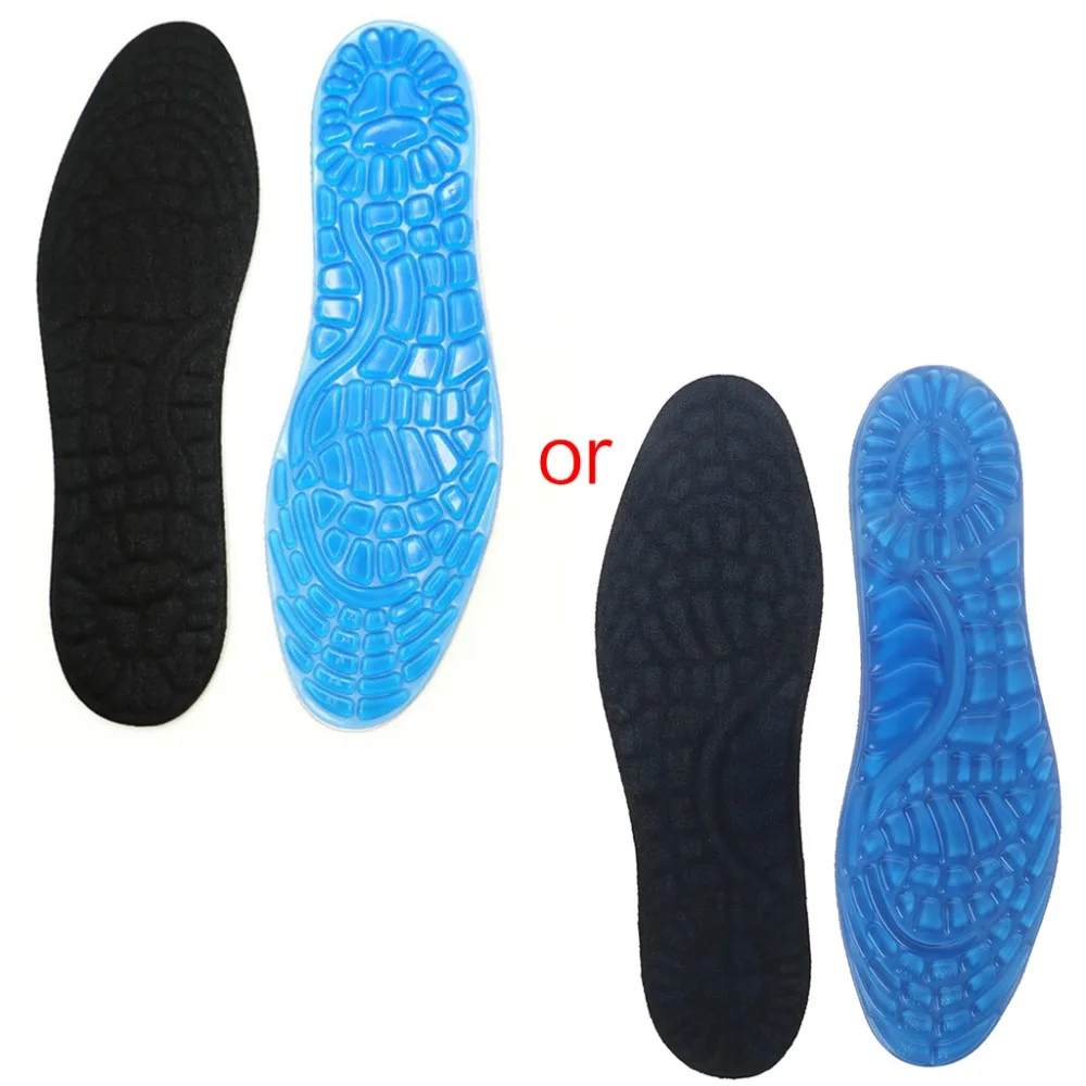 Silica Gel Basketball Running Insoles Summer Breathable Foot Shoe Pad