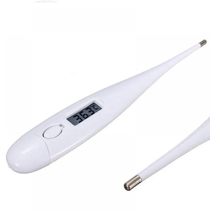Цифровой термометр с ЖК-дисплеем для измерения температуры тела для детей и взрослых Портативный водонепроницаемый термометр