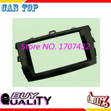 Doble Calidad Superior Del Coche DVD CD Radio Fascia 2din para Toyota Corolla 2008-2010 Stereo Facia Dash CD Kit de Instalación negro
