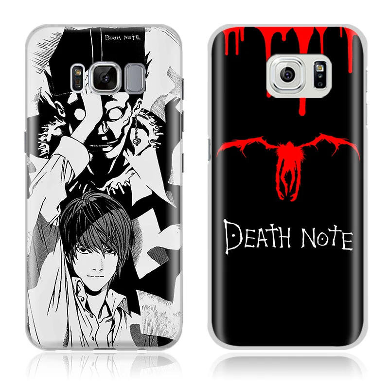 

Death Note Anime Mobile Cell Phone Case Shell Cover bag For Samsung Galaxy S4 S5 S6 S7 Edge S8 Plus Note 2 3 4 5 C5 C7 A8 A9