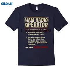 Забавная футболка с надписью Ham Radio Operator