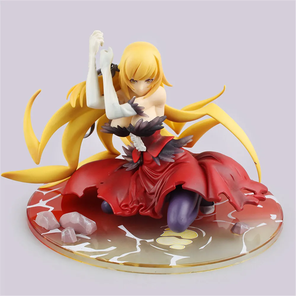 Monogatari Nisemonogatari Oshino Shinobu аниме фигурка с оружием Ver. ПВХ аниме секс кукла подарок Детская экшн кукла модель горячие игрушки PM