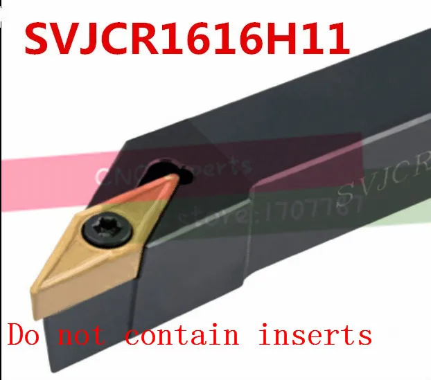

SVJCR1616H11 16*16mm Metal Lathe Cutting Tools Lathe Machine CNC Turning Tools External Turning Tool Holder S-Type SVJCR/L