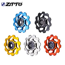 

ZTTO 11T MTB Mountain Bicycle Rear Derailleur Ceramic Bearing Pulley Road Bike Aluminium Alloy 7075 CNC Guide Wheel 4mm/5mm/6mm