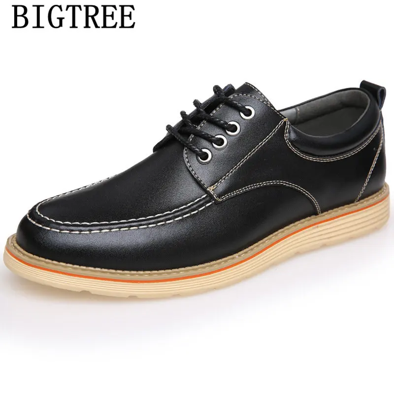 Мужская обувь из натуральной кожи, обувь для мужчин, брендовая дизайнерская обувь для мужчин, высокое качество, zapatos casuales hombres en cuero sapato - Цвет: Черный