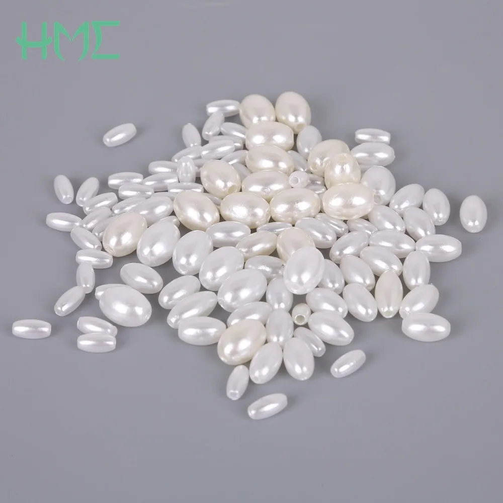 Жемчужина из АБС пластика 4*8/ 6*10/ 6*12/ 8*11 мм|spacer|spacers for braceletsspacer plastic |
