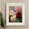 Needlework,DIY Cross stitch,set for embroidery kit,table vase rose peony flower printed pattern cross stitch handwork painting ► Photo 2/6