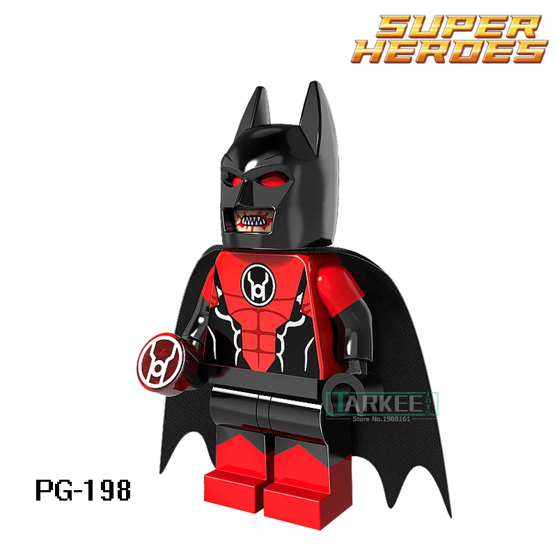 

Building Blocks The Red Light Batman Captain Marvel PG198 Figures Super Heroes Star Wars Set Action Bricks Kids DIY Toys Hobbies