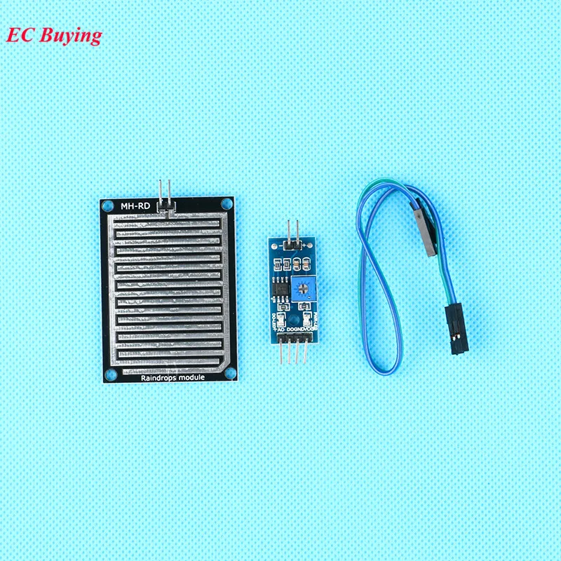 

Raindrops Detection Sensor Module Rain Weather Module Humidity Electronic DIY Kit PCB