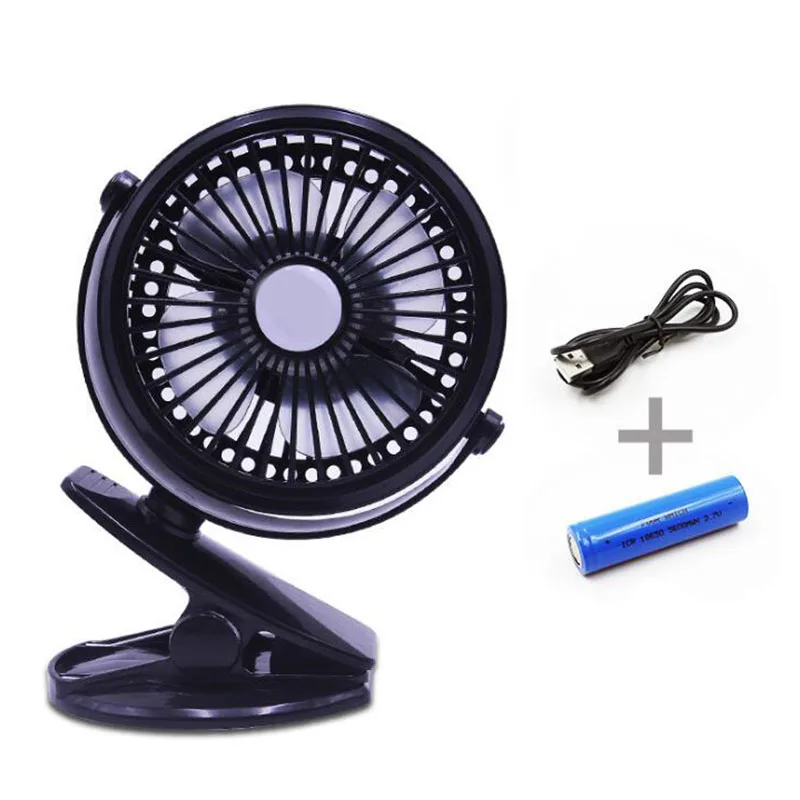 Foldable Hand Fans USB Mini Adjustable Portable Home Office Hand Held