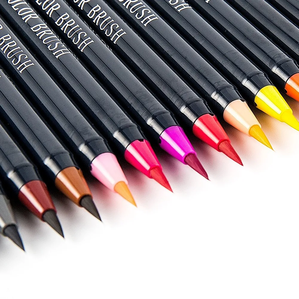 Краска ing Pen ainting кисть набросок ручка для рисования манги краска 20 цветов Акварельная Кисть ручка