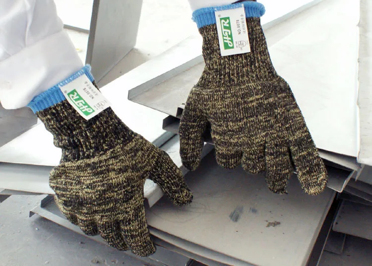 FBA Amazon Высокая резка опасности металла штамповки стекло работы ПЕРЧАТКИ МЯСНИКА перчатки арамидное волокно анти перчатка с защитой от порезов