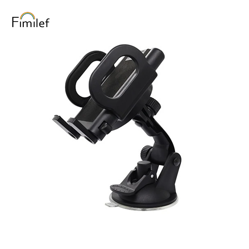 

Fimilef Sucker Outlet Portable Car Phone Holder For iPhone Car GPS Navigation Universal SuctionCup Mount Dashboard Stand Bracket