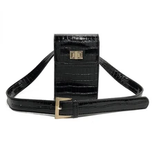 Женские сумки на пояс, Мини кожаные сумки через плечо, женские универсальные чехлы для телефона, Женская поясная сумка