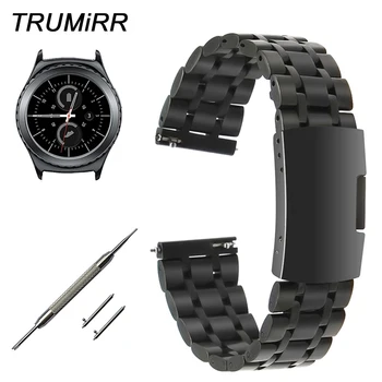 

Quick Release Stainless Steel Watch Band Wrist Strap for Samsung Gear S2 Classic R732/735 Moto 360 2 42mm Pebble Time Round 20mm