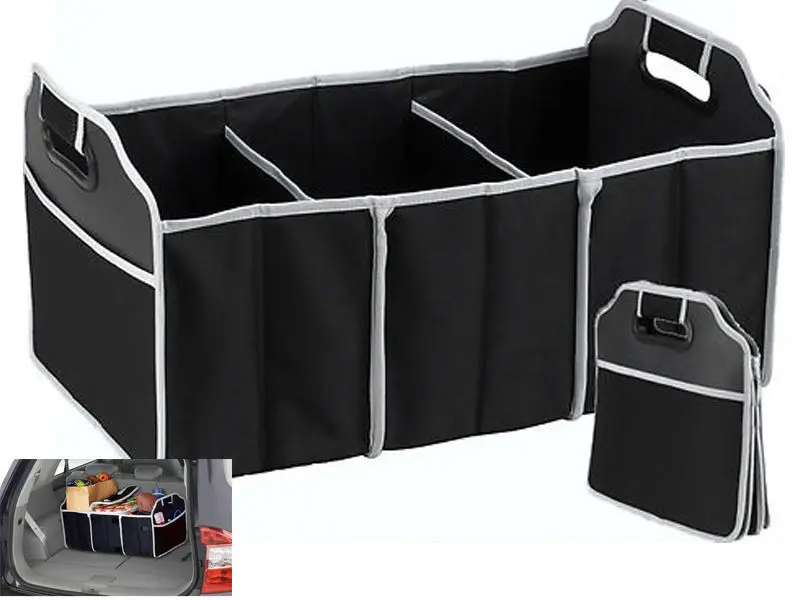 Free Shipping 2 in 1 Car Boot Organiser Shopping Tidy Heavy Duty