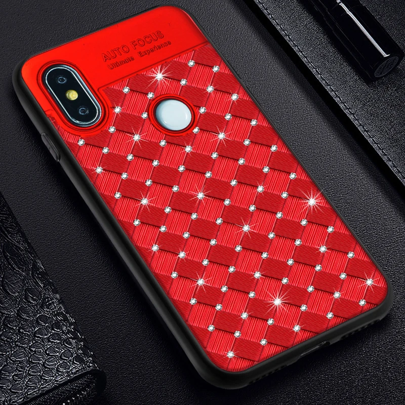 YonLinTan Блестящий Алмазный 3D чехол для Xiaomi MI 6X = A2 MIA2 xiomi на роскошный задний телефон