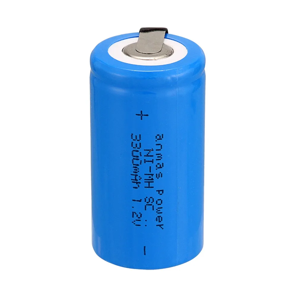 Anmas power Синий цвет SC 1,2 V аккумуляторная батарея 3300mAh SC Sub C Ni-MH ячейка