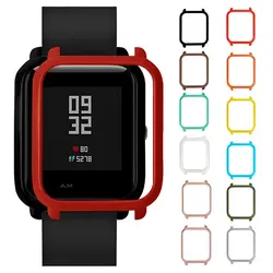 Чехол для часов с рамкой для Amazfit Bip Youth Smart протектор для часов чехол тонкий красочная рамка чехол Защита оболочки для Xiaomi Huami