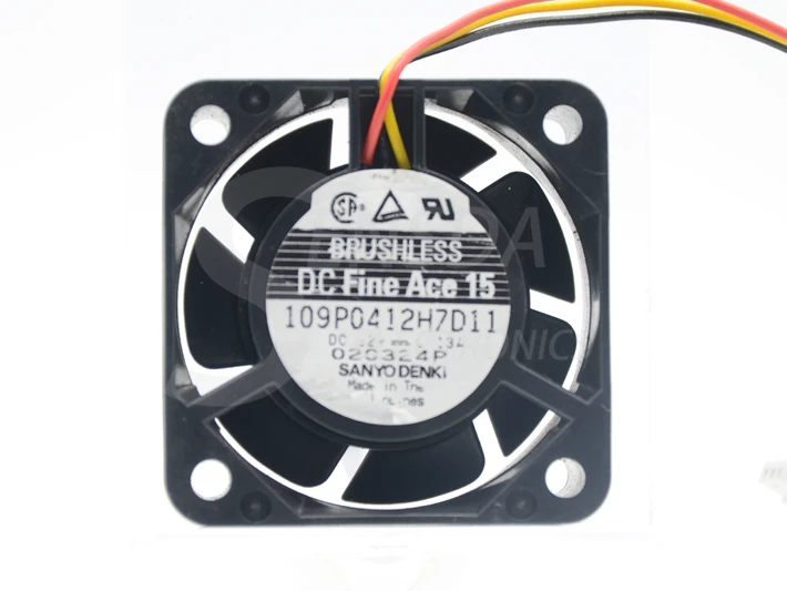 Для Sanyo 109P0412H7D11 40*40*15 мм 4015 40 DC 12V 0.13A ТВ набор осевой вентилятор охлаждения|cooling fan|tv