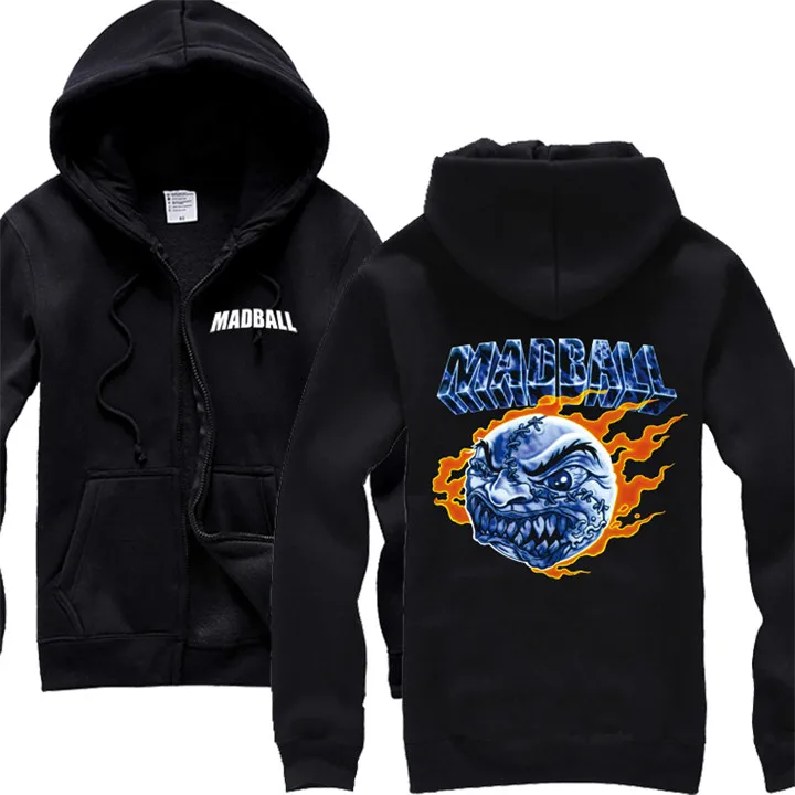 6 10 видов бейсбольная Толстовка Harajuku Madball Rock sudadera, Рокерская Толстовка hardrock в стиле панк с металлической молнией, спортивный костюм - Цвет: 6