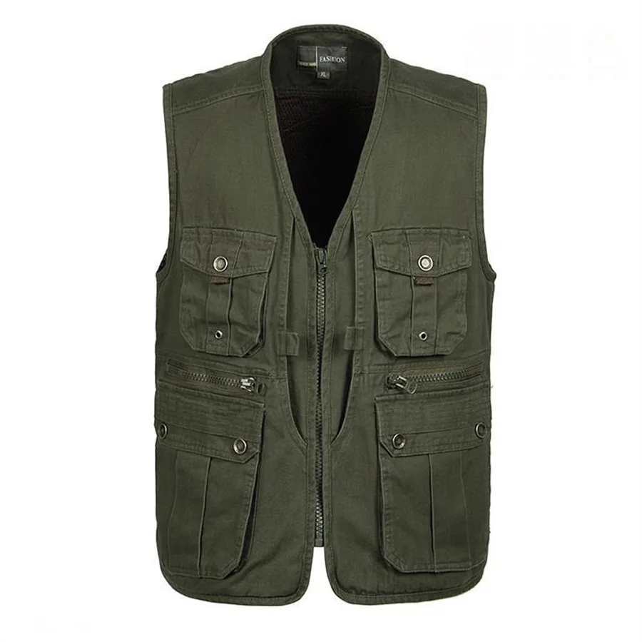 Buy 2019 Men's Waistcoat Casual With Many Pockets