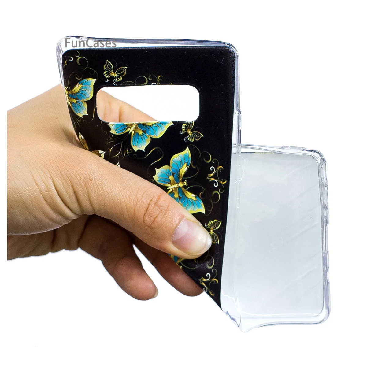 Lovely Elephant Case sFor Coverage Samsung Note 8 Soft Silicone Back Cover Telefoon Glossy Cellphone Case Samsung Galaxy Note 8