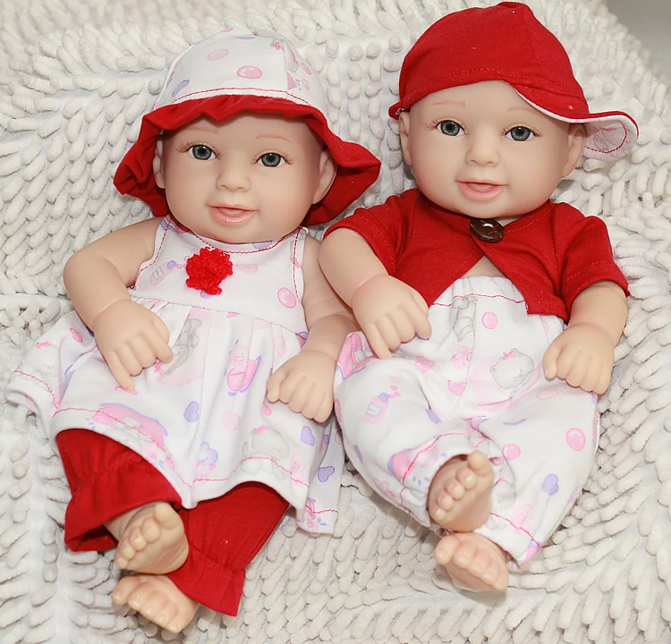 Newborn Baby lifelike doll Handmade Kids Toy Gift 8/'/' 20cm Mini Cute Doll
