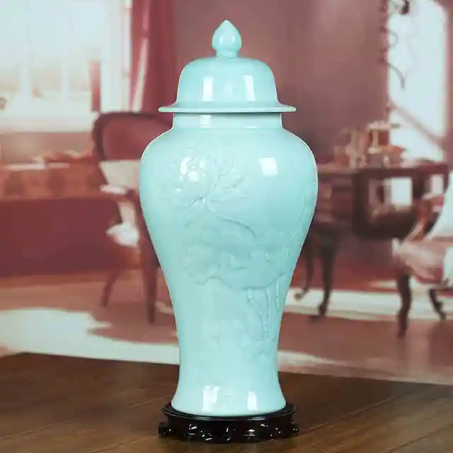 Decorative Jars And Vases Jingdezhen ceramic temple jar Antique Porcelain ginger jar 19 Decorative Jars And Vases Jingdezhen ceramic temple jar Antique Porcelain ginger jar 19