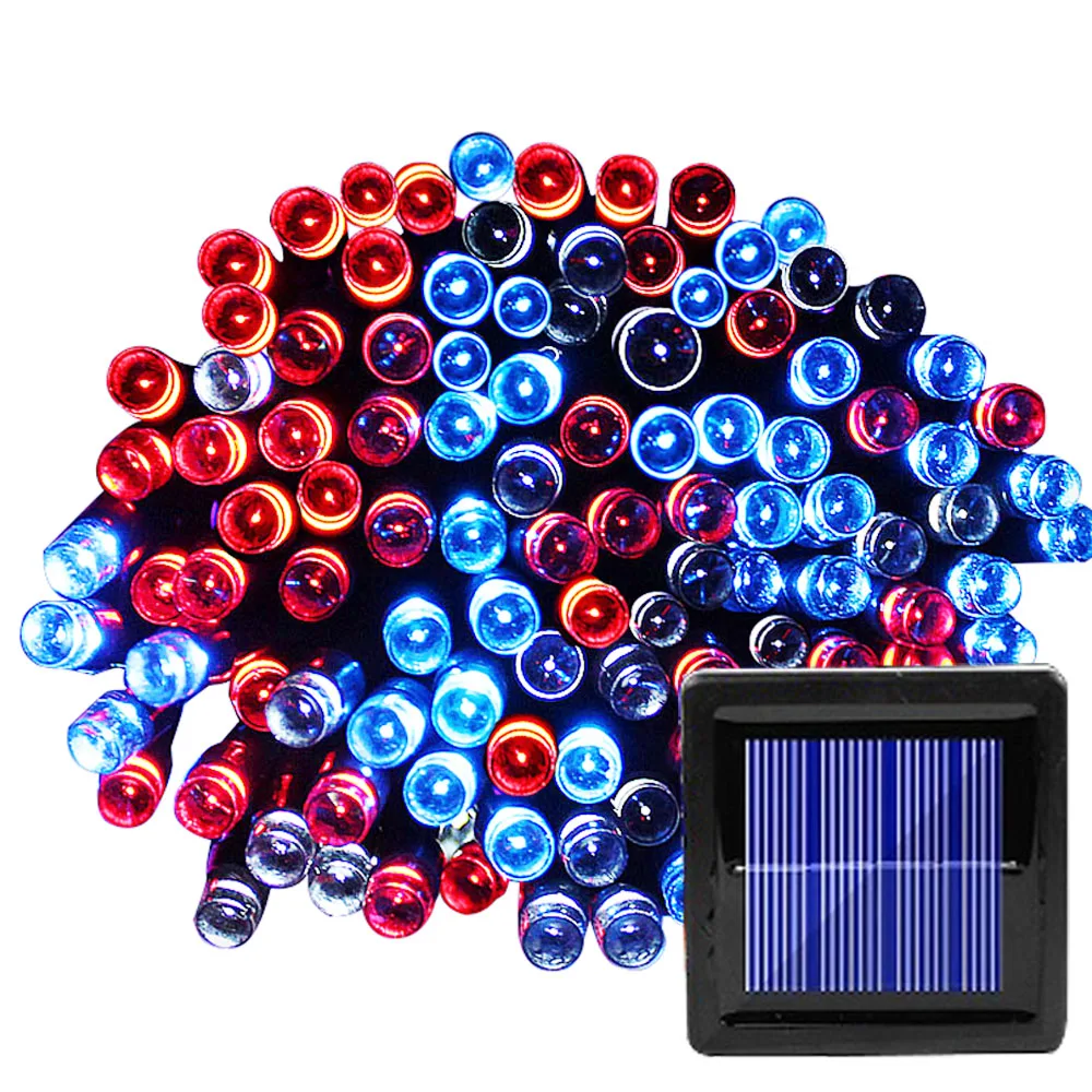 100 LED Solar String Light Outdoor Waterproof Fairy Solar Lights For Garden Decoration Christmas Solar Powered Lamp Strip 200LED (23)