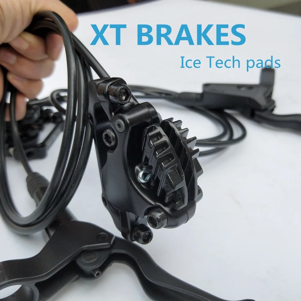 

MTB Mountain Bike Hidraulic Disc Brake Bike Brake ICE-TECH Pads Left & Right 800/1500mm For SHIMANO DEORE XT M8000