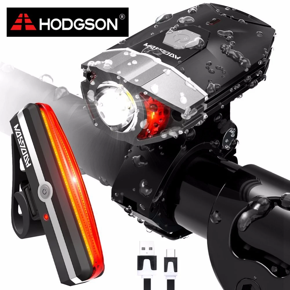 Rücklicht Set Wasserdicht USB Ladekabel Fahrradlicht Fahrrad LED Scheinwerfer Rücklicht Set Wasserdicht USB Ladekabel Fahrradlicht Fahrrad LED Scheinwerfer