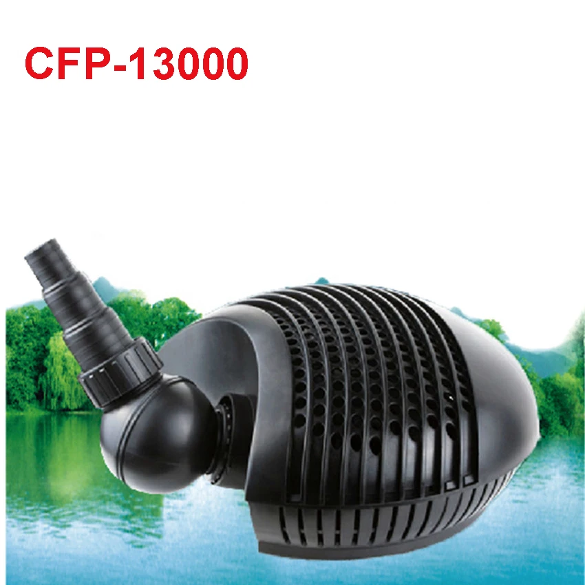 

CFP-13000 Pond water pump 13000L/H Garden Pond Pond Filter Pump 180W/220V Submersible Pump 32MM/38MM/25MM Water outlet diameter