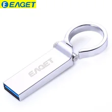 Official Authorization EAGET U96 64GB Metal Pen Drive U Disk USB Flash Drive Memory Stick Waterproof Key Ring Chain USB 3.0 64GB