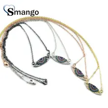 5Pieces, The Rainbow Series ,Women Fashion The Eyes Shape Necklace, 4 Colors,Can Wholesale 5Pieces, The Rainbow Series ,Women Fashion The Eyes Shape Necklace, 4 Colors,Can Wholesale