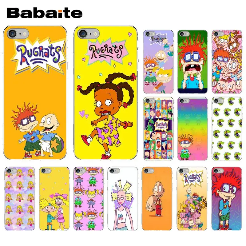 

Babaite Rugrats Amazing Pattern Phone Accessories Phone Case for Apple iPhone 8 7 6 6S Plus X XS MAX 5 5S SE XR Mobile Cases