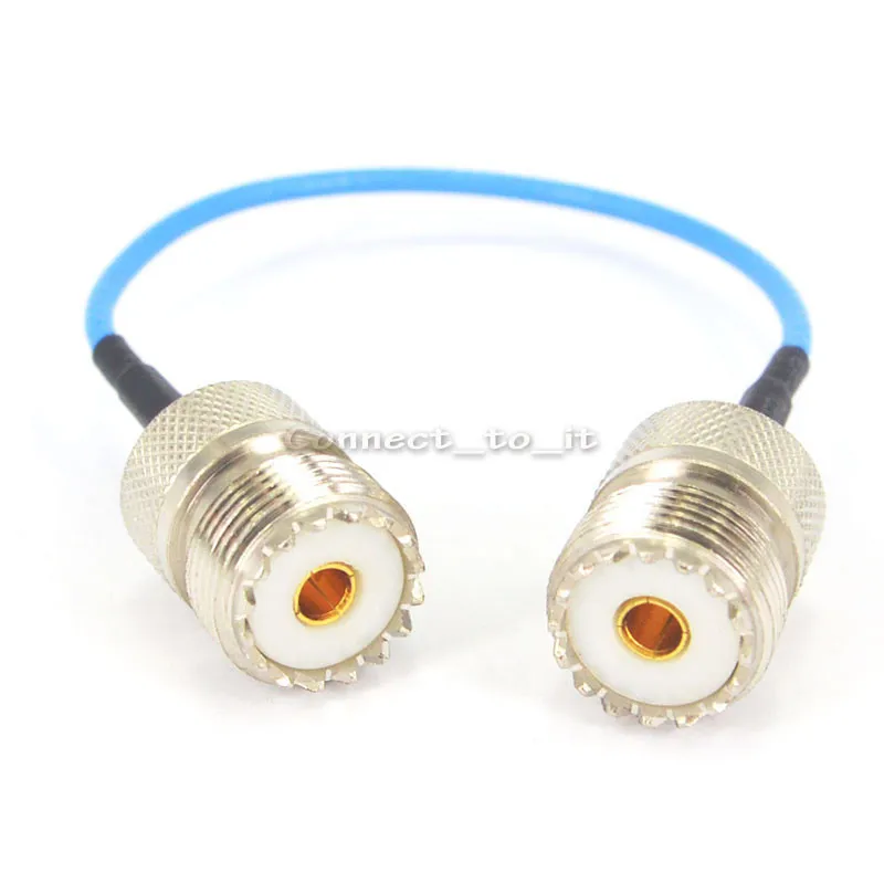

Pigtail Extension Cable Blue RG316 15cm Cable With UHF Connector UHF Jack to UHF Jack Adapter
