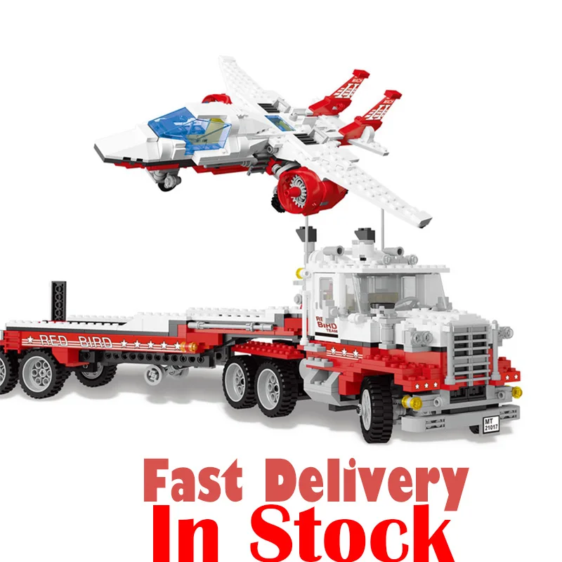 

LEPIN 21017 Mach II Red Bird Rig Technic Model Building Blocks Bricks Toys DIY For Kids Model 1206PCS Compatible legoINGly 5591